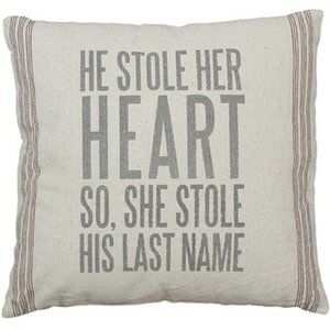 Engagement / Bridal Shower Throw Pillow